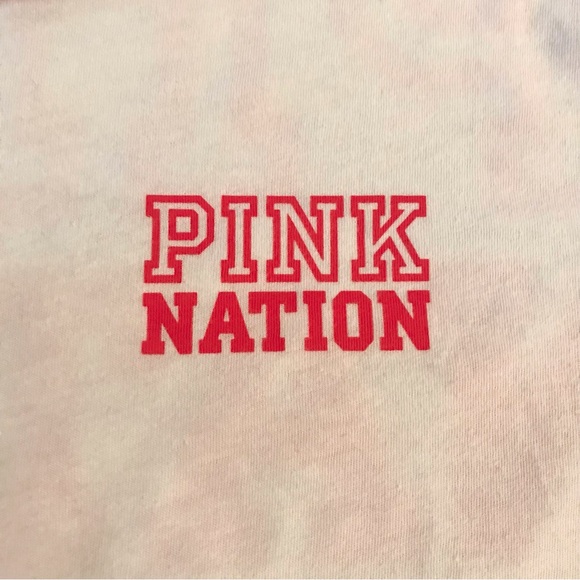 Victorias Secret Pink Nation Long Sleeve T-Shirt Size Small EUC - Picture 3 of 4